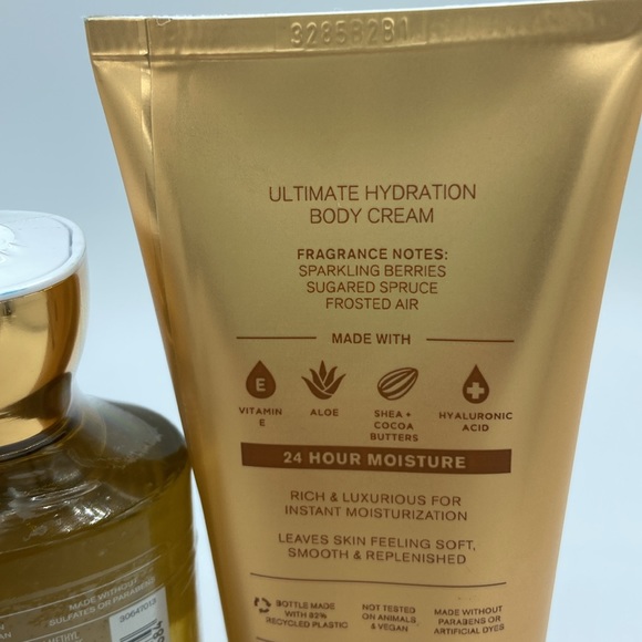 NEW! B&B WORKS Body Wash Ultimate Hydration Body Cream GOLDEN BERRY MISTLETOE - Picture 4 of 10